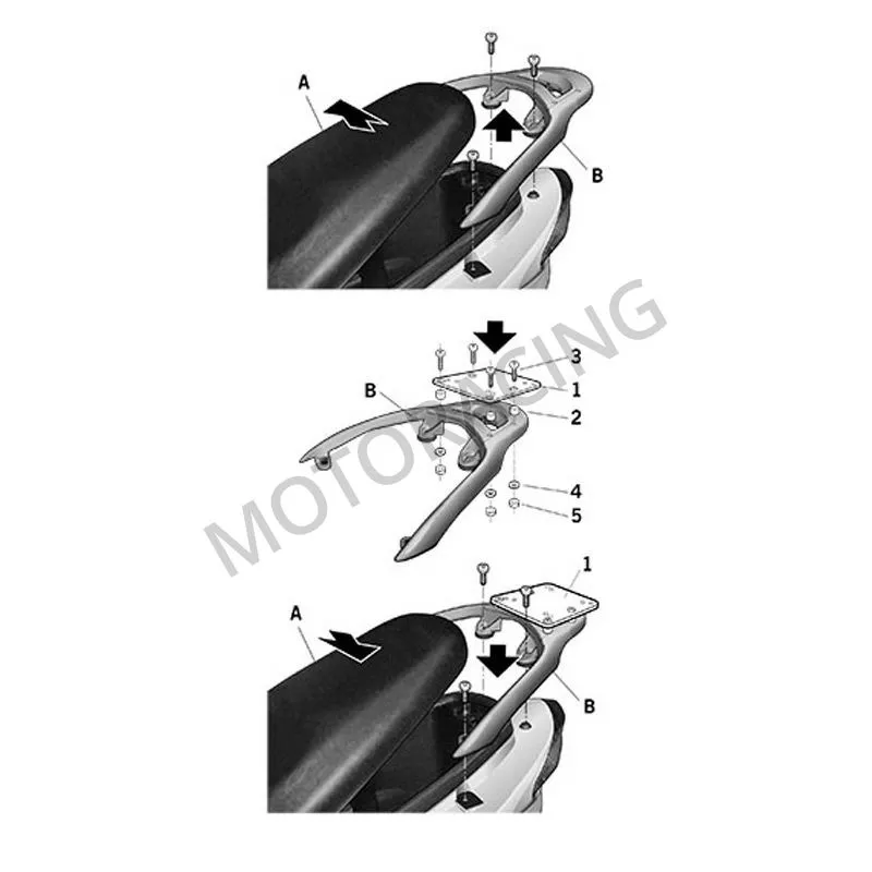 ΒΑΣΗ ΒΑΛΙΤΣΑΣ SYM HD 125 ie EVO 08'-13' SHAD