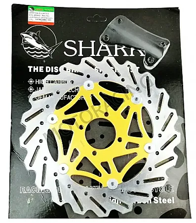 ΔΙΣΚΟΠΛΑΚΑ ΜΠΡΟΣΤΑ YAMAHA CRYPTON-R 115 ΜΕ ANTΑΠΤΟΡΑ SHARΚ